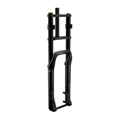 China Magnesium Alloy 20 Inch Hydraulic Lockout + Air DH 26 Inch135X4.0 Per Axle Air Suspension Fat Bike Front Fork Fat Tire Electric Bike Fork for sale