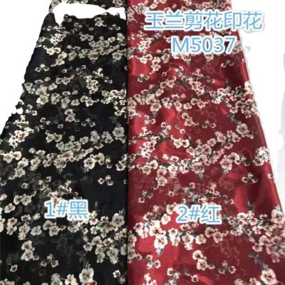 China Washed Chiffon Jacquard Print Fabric Stock Fabric Ready Goods For Sale for sale