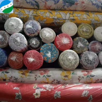 China Best Selling Sustainable A Grade Rayon 30*68 Running Print Woven Stock Fabric for sale