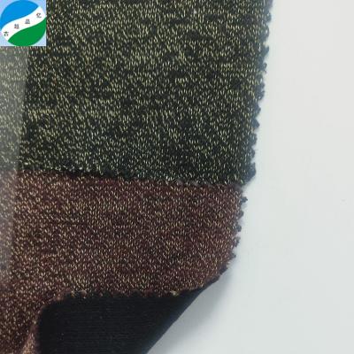 China Wholesale tecido organic high quality malha band tweed spandex TR stock fabric for sale