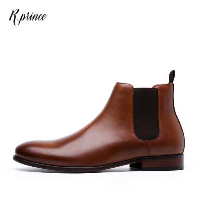 China Custom Made Comfortable Waterproof Stylish Shoes Men's Suede Chelsea Boots Men Leather Shoes for sale