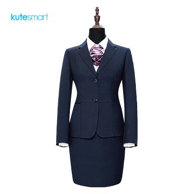 China Newest Design Women Fashion Blazer Coat QUICK DRY Stylish Suit Long Sleeve Turn Down Collar Jacket Leisure Style Three Piece Suit for sale