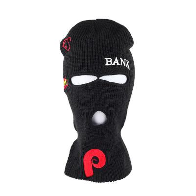 China JOINT Custom Balaclava Design Your Own Embroidery Motorcycle Face Ski Mask for sale