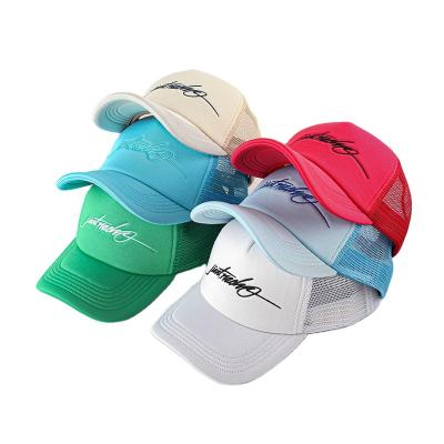 China JOINT Custom 5 Panel Foam Mesh Embroidery Trucker Hat Hat for sale