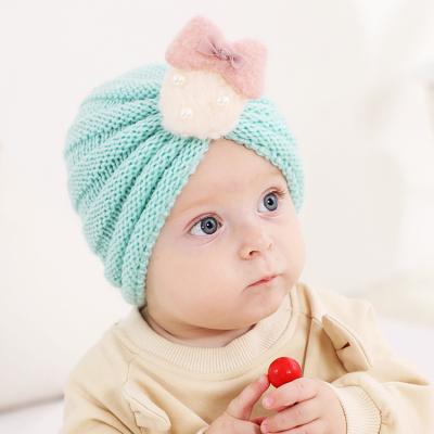 China Beautiful Casual Hot Selling Baby Hood 21 Styles Knitted Newborn Baby Hats For Photography Props for sale