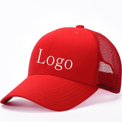 China JOINT Quick-Drying Running Custom Sports Hat Baseball Cap Sports Promotional Baseball Logo Mesh Hat for sale