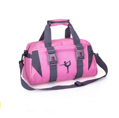 China Wholesale custom waterproof eco-friendly gym travel sports rose logo large yoga bag for women for sale