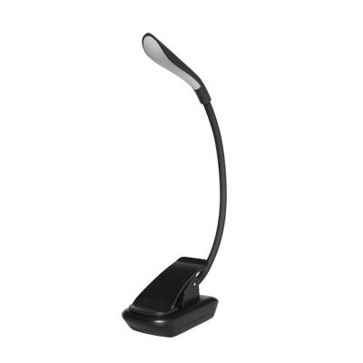 China Modern Flexible Arms AAA Battery Book Lamp LED Light Clip On LED Reading Light 3 Tier LED Book Light For Read Book for sale