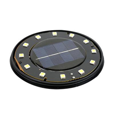 China Hot Selling High Brightness Outdoor Waterproof Transparent LED Garden Decorative Solar Cover Yard/Garden Underground Light for sale