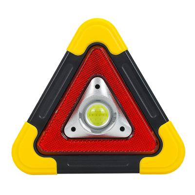 China Premium quality USB car triangle warning light COB highlight COB flood camping wild light outdoor/camping solar fill portable outdoor traffic light for sale