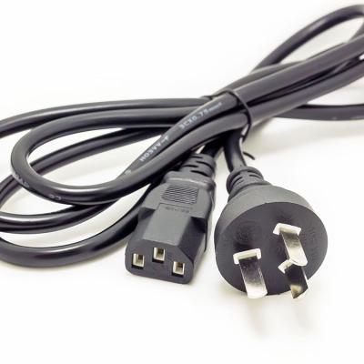 China Wholesale Telecommunication Factory Computer CPU Power Cord Plug Cord Length 1.5m-1.8m PVC Sheathed 3 Core Copper Wire for sale