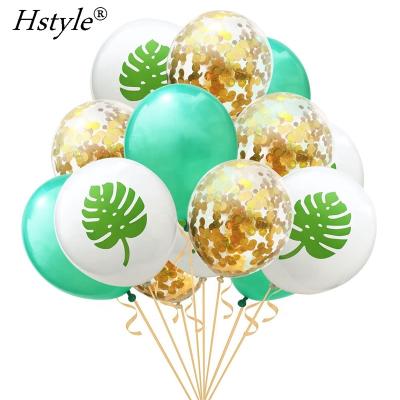 China Eco-friendly latex confetti balloons flamingo pineapple turtle foil balloon for wedding decoration birthday party SET395D for sale