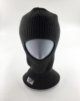 China Custom Embroidery Knitted Wholesale COMMON Logo Full Face Balaclava Cover Balaclava One Hole Ski Mask for sale