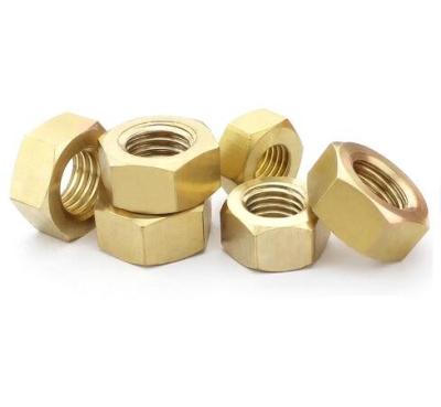 China Brass Nut M1.2 M1.4 M1.6 M2 M2 M3 M4 M5 M6 M8 M10 Copper Nut Hexagonal Nut Brass Hex Nut for sale