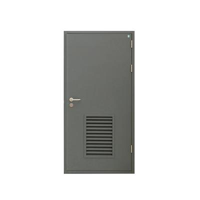 China Good Rated Entrance Security Metal Decoration Customized Stainless Steel Fire Retardant Commercial Exterior Door Doors for sale