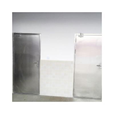 China China modern commercial cheap interior single or double leaf stainless steel swing hospital room door for pharmaceutical factories for sale