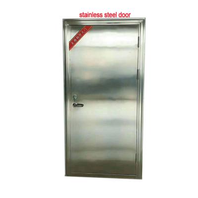 China Modern Residential Apartment Base Track SS 304 Stainless Steel Single Door Design Price for sale