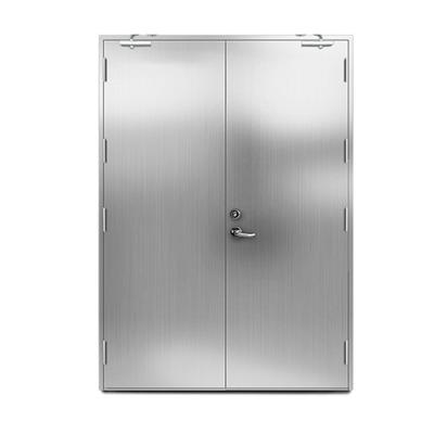 China Modern EMERGENCY EXIT STAINLESS STEEL DOOR WITH SINGLE PANIC BAR stainless steel door for sale