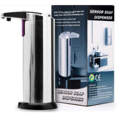 China Household 280mL Stainless Steel Automatic Soap Dispenser Touchless Sensor Soap Dispenser For Kitchen for sale