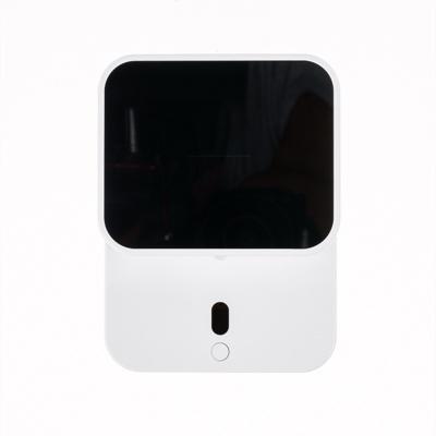 China Wall Mounted Matte Black Soap Dispenser Square Automatic Household 280mL Sensor Hand Soap Dispenser for sale