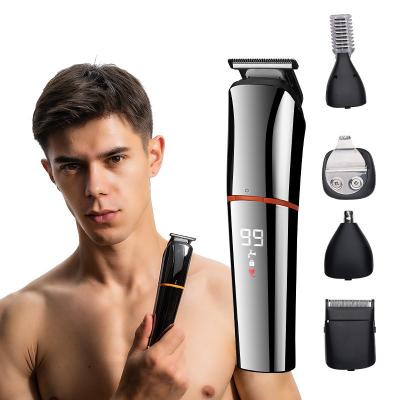 China Outdoor LED Display Hair Clipper For Men Professional Barber Clippers IPX6 Waterproof Men Grooming USB Charging for sale