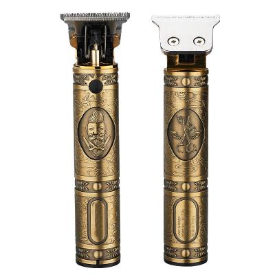 China Outdoor Style Engraving Explosive Gradient Cut Trimmer Buddha Head Max Solo Trimmer Barber Supply USB Filling Trimmer Buddha Head for sale