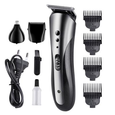 China Car 3 in 1 Rechargeable Electric Shaver Hair Trimmer Hair Trimmer Clipper Barber Machine Washable Removable Cutter Professional Head for sale