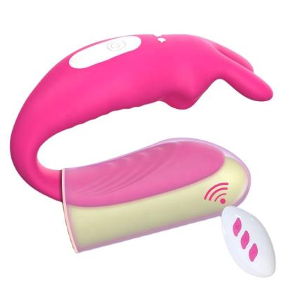 China Triple Masturbator Women's Medical Silicone + ABS Tongue Massager Licking Chest Massage Vibrator for sale