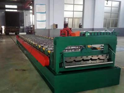 China Customized Design Roof Roll Forming Machine / Corrugated Sheet Making Machine for sale