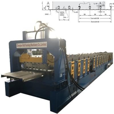 China Dovetail Decking rollforming machine voor de Amerikaanse markt Ontworpen en vervaardigd voor landspecifieke behoeften Te koop