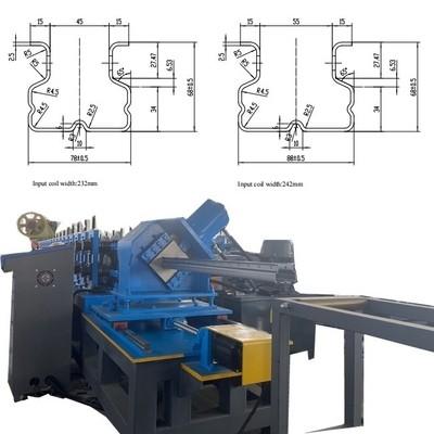 China Heavy Duty Shelf Bracket Profile Shelf System Steel Upright Rack Making Roll Forming Machine for sale