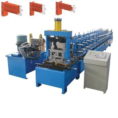 China Supermarket Shelf Panel Roll Forming Machine With High Precision Punching Press for sale