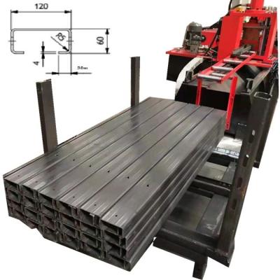 China C Post Highway Guardrail Roll Forming Machine W Beam 55kw Hydraulic for sale