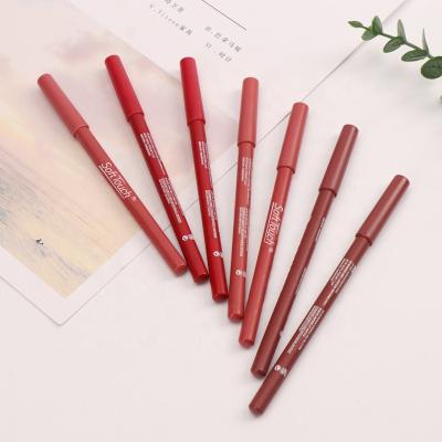 China low moq competitive price lip liner set waterproof cremy private label lip liner 2 in 1 lip liner lipstick for sale