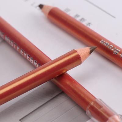 China OEM Eyebrow Pencil Waterproof Multicolor Wooden Professional Low Moq Pencil Empty Eyebrow Pencil for sale