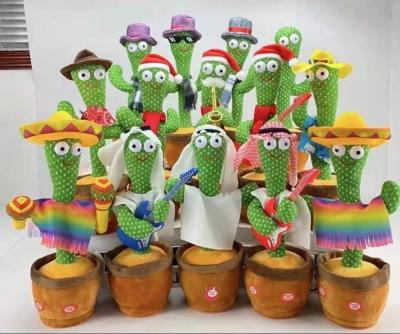 China Cactus Dancing Cactus Rehearsal Cactus Toy Multifunctional Dancing Talking Dancing for sale