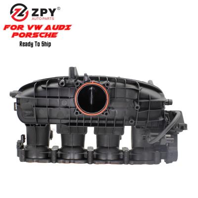 China ZPY Engine Intake Manifold with solenoid valve and sensor for VV Passat Tiguan Audi A4 A5 2.0T 06L133201N 06L133201AH for sale