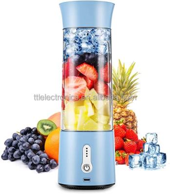 China Car Factory Design 500ml Safety BPA Free 4000mAh USB Rechargeable Juicer Blender for sale