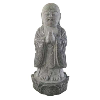 China Japanese style traditional popular vivid granite hand carving Buddha stone statue for sale