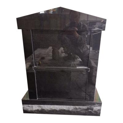 China Hot Selling Modern Design Cremation Black Granite Columbarium For Sale for sale