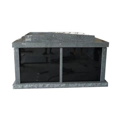 China 2021 Modern New Design Crypt Mausoleum Hot Selling Gray And Black Columbarium for sale