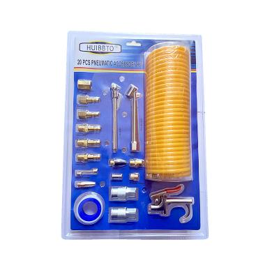 China Manufacturing Plant American 20pcs Pneumatic accessory kit hose quick connect for sale