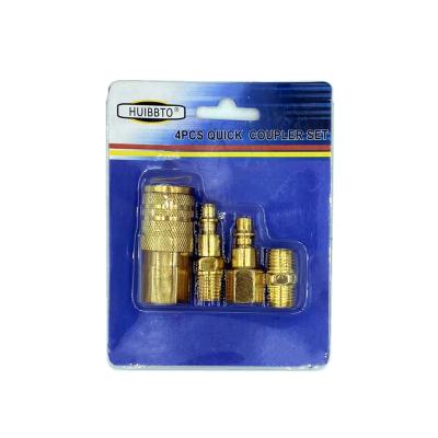 China Indoor or Outdoor Air Compressor Accessory 4PCS Air Tool Kit quick connect fittings for sale