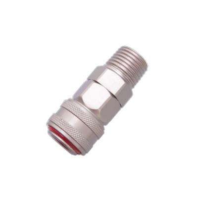 China Manufacturing Plant Nickel 40SM Pneumatic coupler air hose quick release fitting for sale