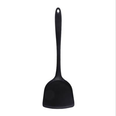 China Viable Box 4 Pcs Black Color Food Grade Kitchen Tools Utensil Set Silicone Kitchen Accessories for sale