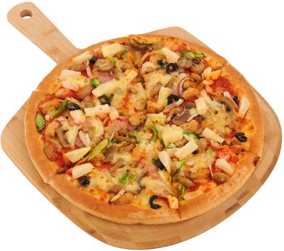 China Eco - Friendly Pizza Cutting Plate With Grooves Pizza Peel Off Wooden Pizza Paddle Board for sale