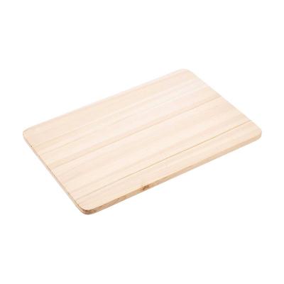 China Sustainable Customized LOGO Eco - Friendly Wooden Chopper With Grooves Olive Cutting Board For Food Service for sale