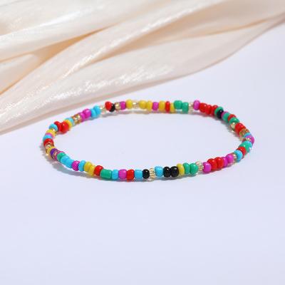 China 2022 summer tide CLASSIC accessories with rice colorful beaded bracelet simple creative universal for sale