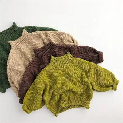 China Anti-Shrink Ms-38 Autumn Wholesale Toddler Kids Knit Sweater Children Winter Oversized Pullover Kids Baby Sweaters Girls Boys for sale