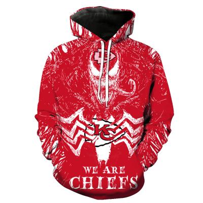 China Anti-pilling Wholesale Bulk 3D Digital Printing Winter Apparel Men's Pullover Sweater Oversized Hoodie for sale